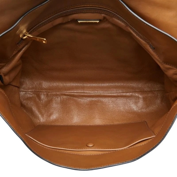 Auth MIUMIU Shoulder Bag Brown Leather/Goldtone - Picture 4 of 9